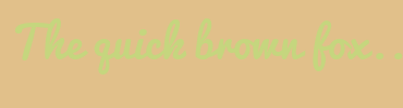 Image with Font Color C5D67E and Background Color E1C08A